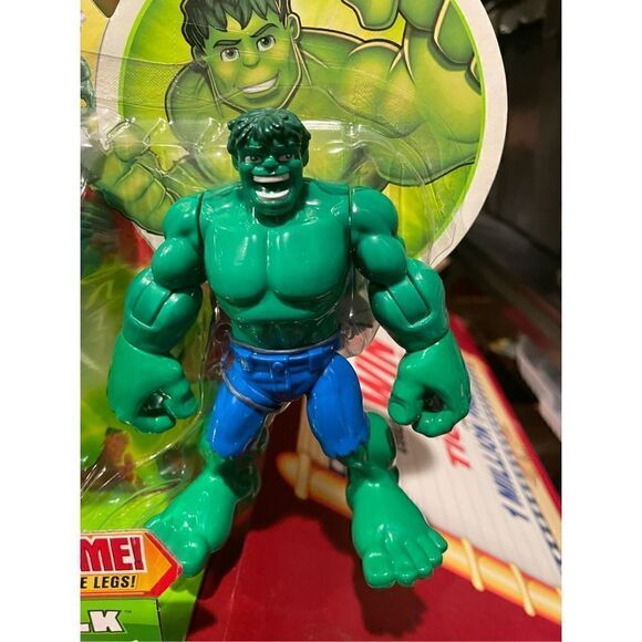 2013 Marvel Playskool Heroes Hulk Adventures Fist-Smashing Hulk  Action Fig Set - Picture 3 of 5